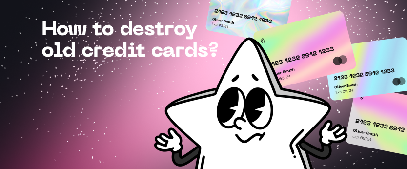 How to Destroy Old Credit Cards